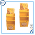 Supermarket retail display rack floor stand paper cardboard bread display stand